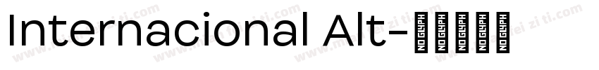 Internacional Alt字体转换